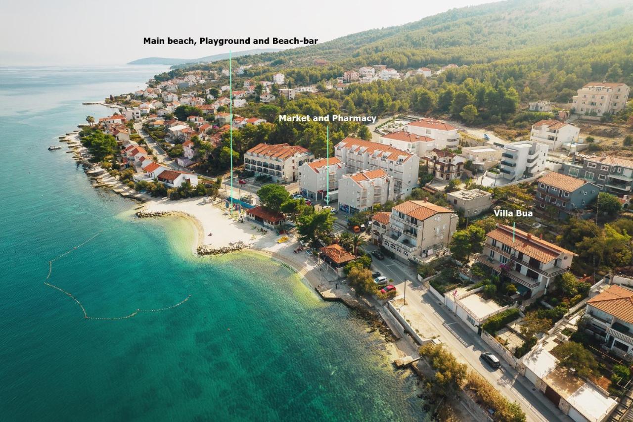 Villa Bua - Beautiful Seafront Apartments Трогір Екстер'єр фото